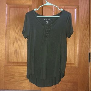 Women’s Hollister Short sleeve Tie-up Top